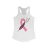 Breast Cancer Awareness Pink Ribbon Feather and Birds Women's Ideal Racerback Tank Gift Idea