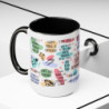 My Bible Affirmations Two-Tone Coffee Mugs, 15oz