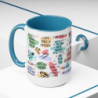 My Bible Affirmations Two-Tone Coffee Mugs, 15oz