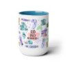 Kid Daily Affirmations Two-Tone Coffee Mugs, 15oz