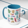 Mum Daily Affirmations Two-Tone Coffee Mugs, 15oz