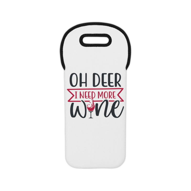 Oh Deer I need More Wine Tote Bag Guest Gift