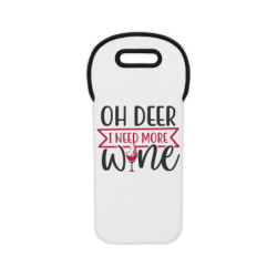 Oh Deer I need More Wine Tote Bag Guest Gift