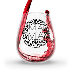 Leopard Print Mama Wine...