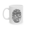 Chance made us colleagues, but the fun and laughter made us friends Ceramic Mug 11oz