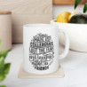 Chance made us colleagues, but the fun and laughter made us friends Ceramic Mug 11oz