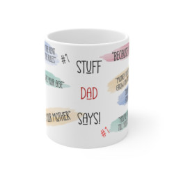 Dad Sayings Sublimation Mug ,Dad Mug Wrap, Dad Mug, Coffee Mug Sublimation Design, Dad Gift From Wife, Father's Day Funny Mug