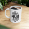 Day drinking from a mug to keep things professional funny quote Ceramic Mug 11oz