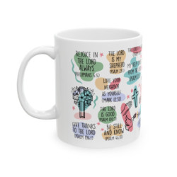 My Bible Affirmations Ceramic Mug, 11oz