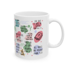 My Bible Affirmations Ceramic Mug, 11oz