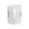 Mama Mom Heart Shaped Design Gift Ceramic Mug, 11oz