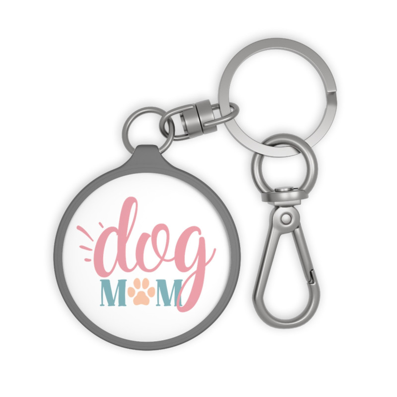 Dog Mom Keyring Tag