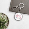 Dog Mom Keyring Tag