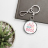 Wife Mom Boss Keyring Tag