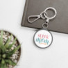 Super Mom Keyring Tag