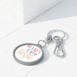 Mama is my bestie Keyring Tag