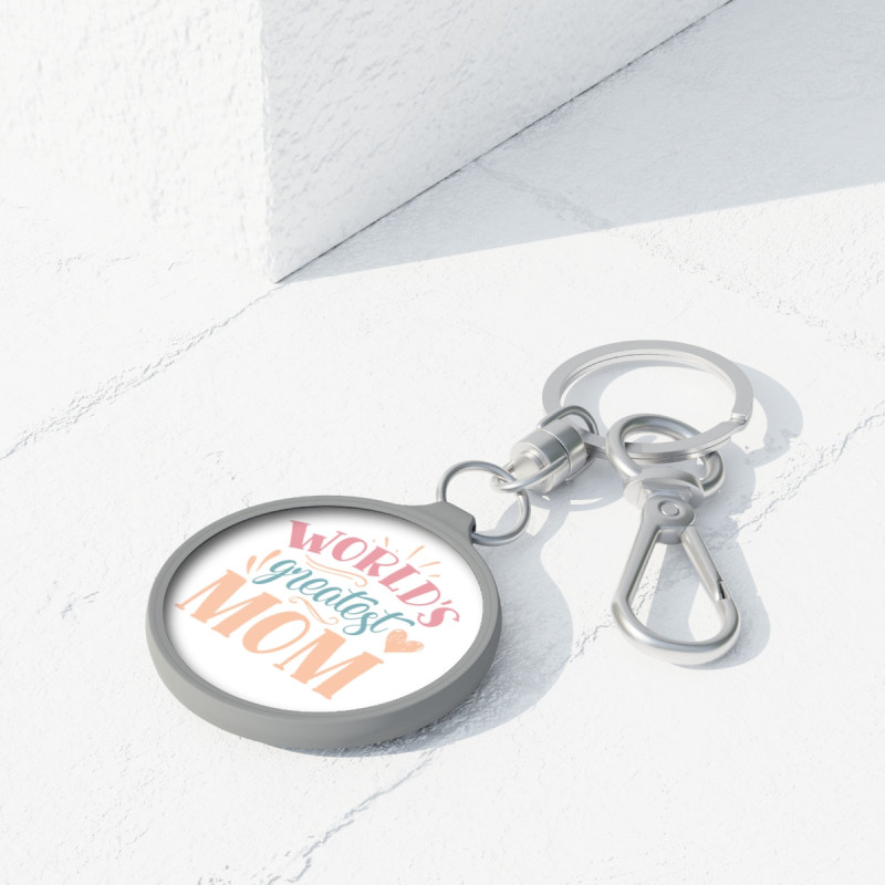 World's Greatest Mom Keyring Tag