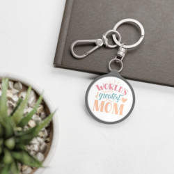 World's Greatest Mom Keyring Tag