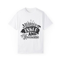 Bearded Inked and Awesome Dad T-shirt