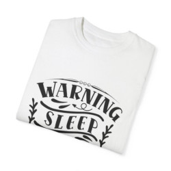 Warning Sleep Deprived Dad Funny T-shirt