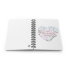 Stepmother Stepmom Heart Design Words Spiral Bound Journal