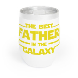 Star Wars Themed Best Father in the Galaxy Chill Wine Tumbler