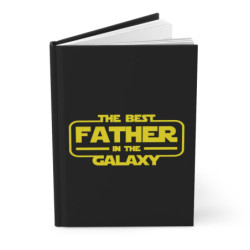 Star Wars-themed "Best Father in the Galaxy" notebook Hardcover Journal Matte