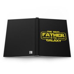 Star Wars-themed "Best Father in the Galaxy" notebook Hardcover Journal Matte