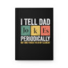 Periodic Table Dad Jokes Notebook Hardcover Journal Matte