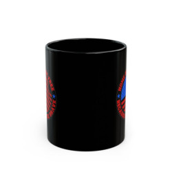 4th of July themed Flag Day Black Mug (11oz, 15oz)