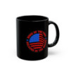 4th of July themed Flag Day Black Mug (11oz, 15oz)