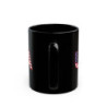 US Flags 4th of July themed Flag Day Black Mug (11oz, 15oz)