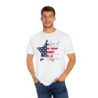 Land of the free because of the brave 4th of July themed Flag Day T-shirt