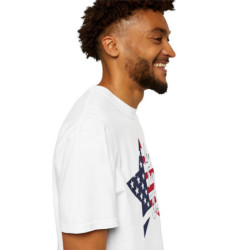 Land of the free because of the brave 4th of July themed Flag Day T-shirt