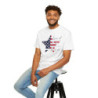 Land of the free because of the brave 4th of July themed Flag Day T-shirt