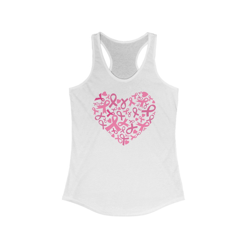 Breast Cancer Awareness Women's Ideal Racerback Tank