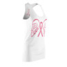 Breast Cancer Awareness Pink Ribbon Angel Wings Women's Racerback Dress