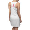 Breast Cancer Awareness Pink Ribbon Angel Wings Women's Racerback Dress