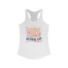 Sunshine mixed with a little hurricane Women's Ideal Racerback Tank