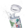 My Daily Bible Affirmations Skinny Tumbler with Straw, 20oz