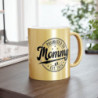 Promoted to Mommy Est. 2024 Metallic Mug (Silver\Gold)