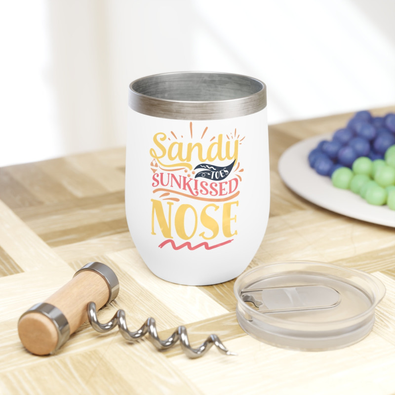 Sandy Toes Sunkissed Nose Chill Wine Tumbler