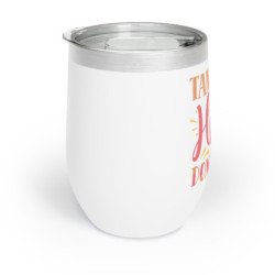 Tangled Hair Don't Care Wine Tumbler