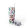 Teacher Daily Affirmations Skinny Tumbler with Straw, 20oz